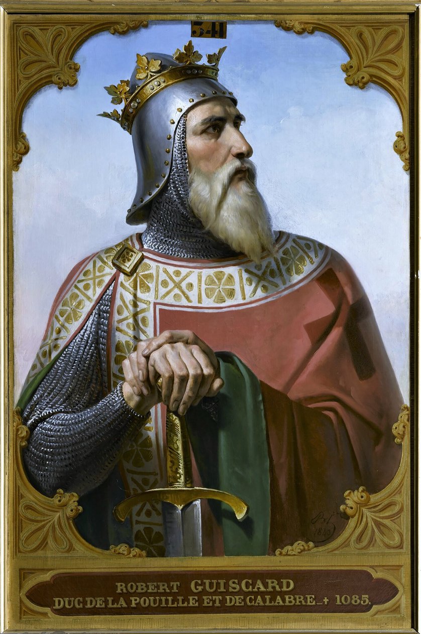 Robert Guiscard, hrabia Apulii i Kalabrii, 1843. autorstwa Merry Joseph Blondel