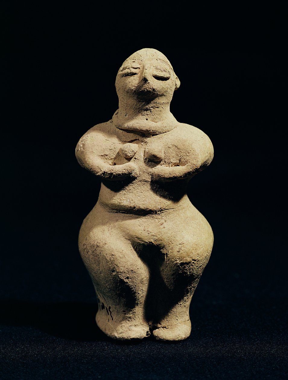 Posążek bogini, VI tysiąclecie p.n.e. (terakota) autorstwa Mesopotamian