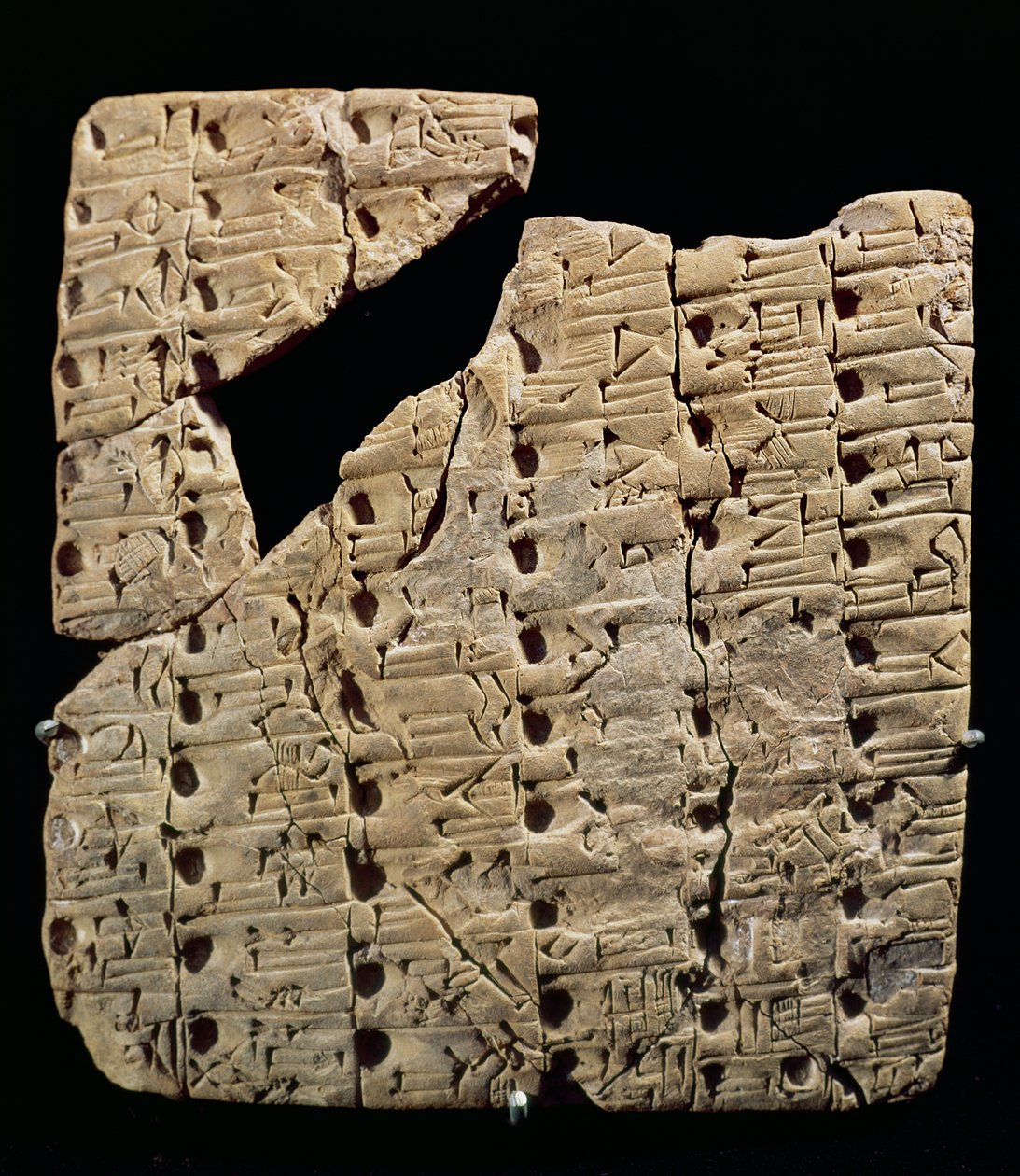 Tabliczka z pismem klinowym, z Uruk, ok. 3200 pne autorstwa Mesopotamian