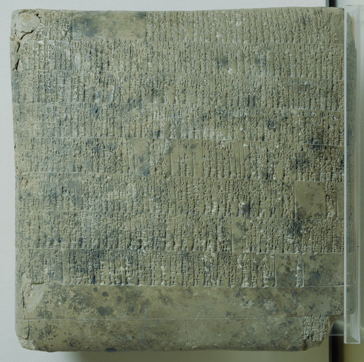 Tabliczka z pismem klinowym z wykazem danych rolniczych, ok. 2040 autorstwa Mesopotamian