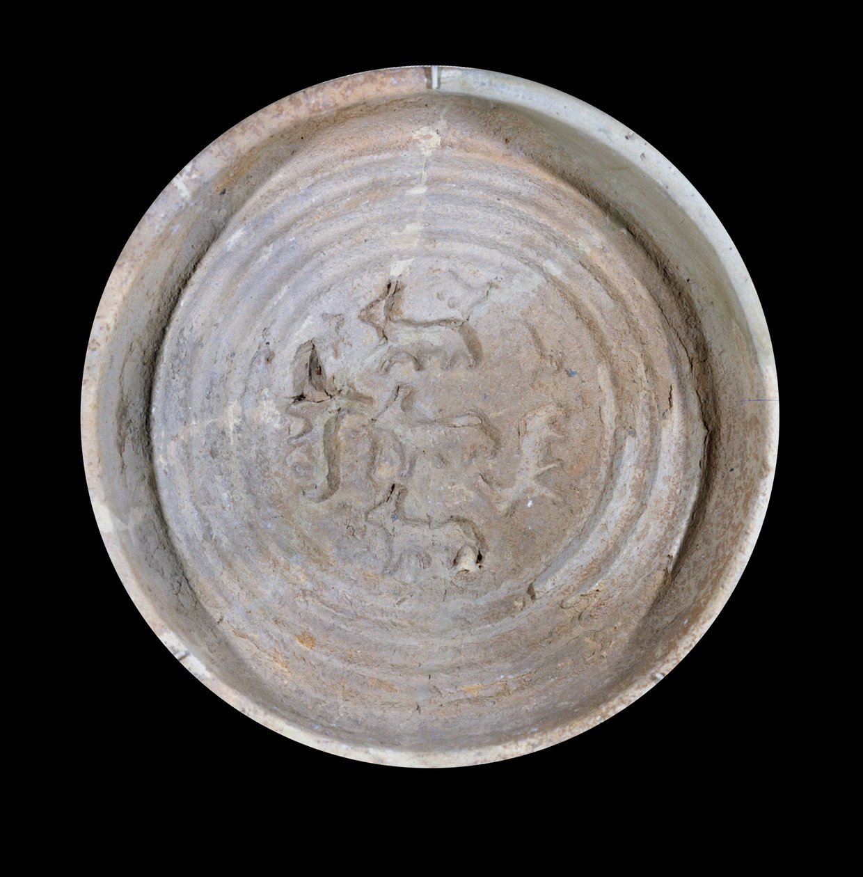 Mezopotamie: kubek z terakoty z koziorożcem. Około 1800 r. p.n.e. Z królewskich potraw Pałacu Króla Zimri Lima w Mari. Paryż, Luwr autorstwa Mesopotamian