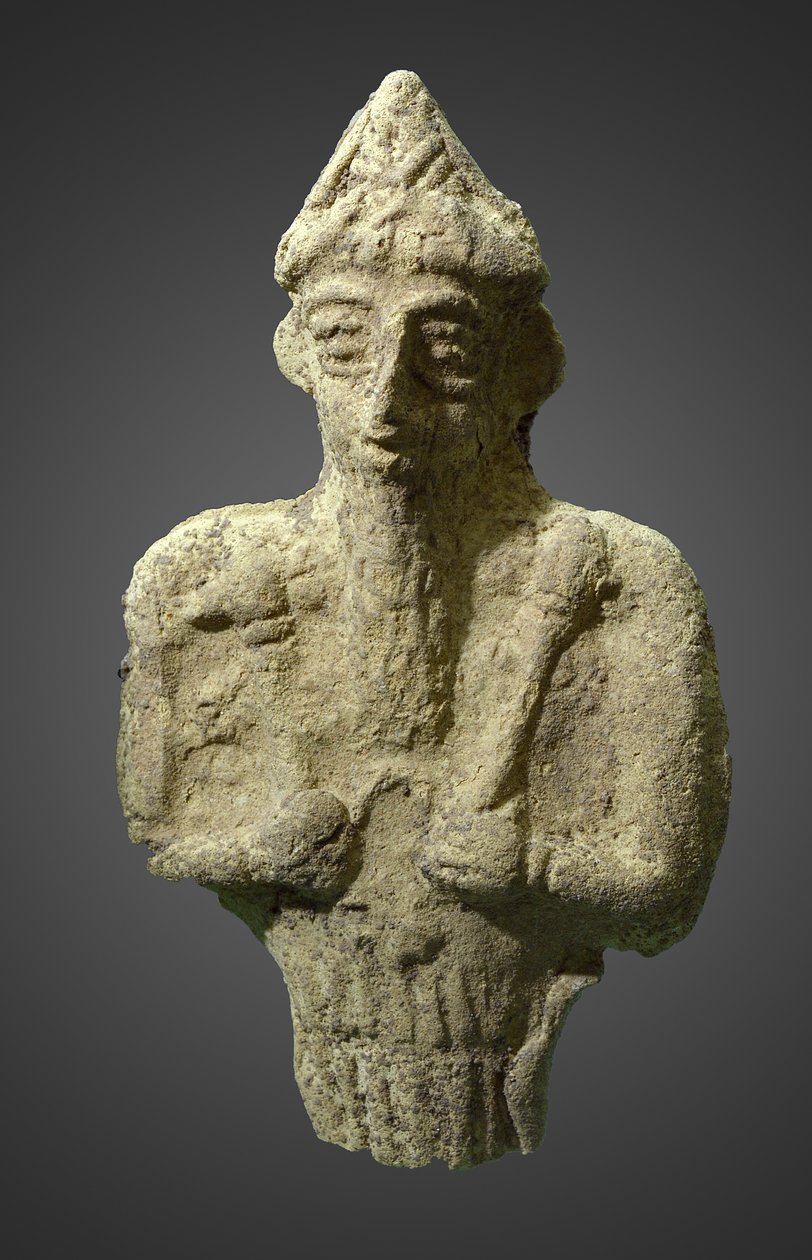 Nergal, mezopotamski bóg wojny, ok. 800-700 pne autorstwa Mesopotamian