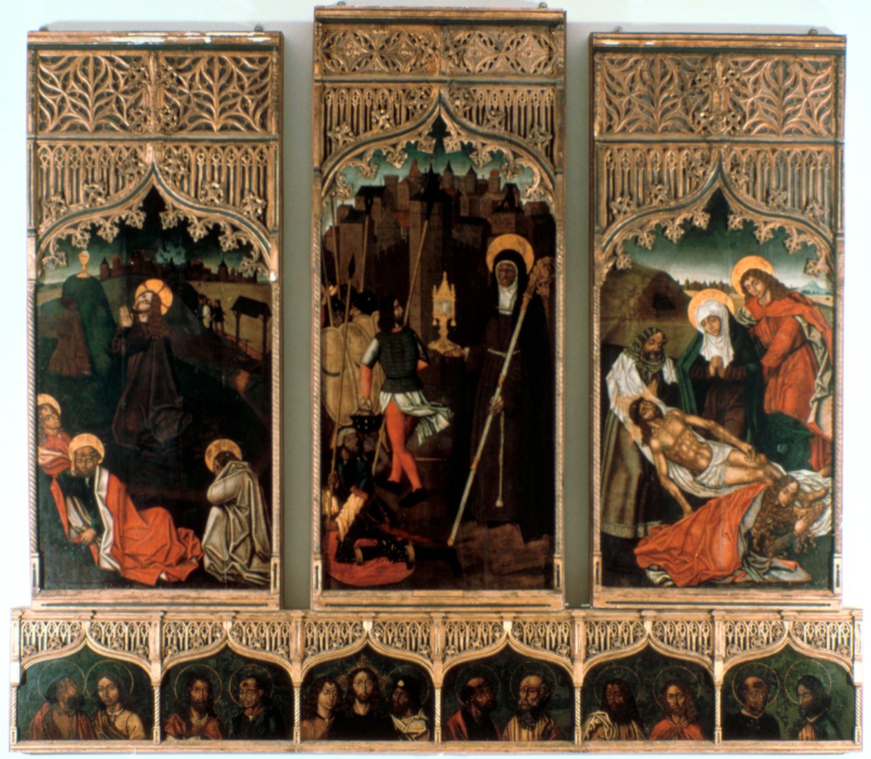 Tryptyk Santa Clara, 1486 autorstwa Mestre Hilarius