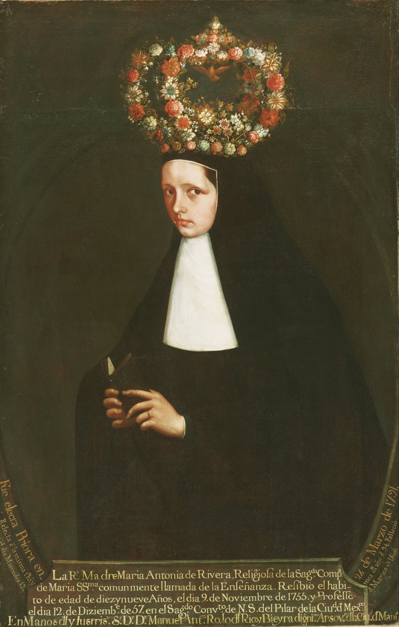 Portret Matki Wielebnej Marii Antonii de Rivera autorstwa Mexican
