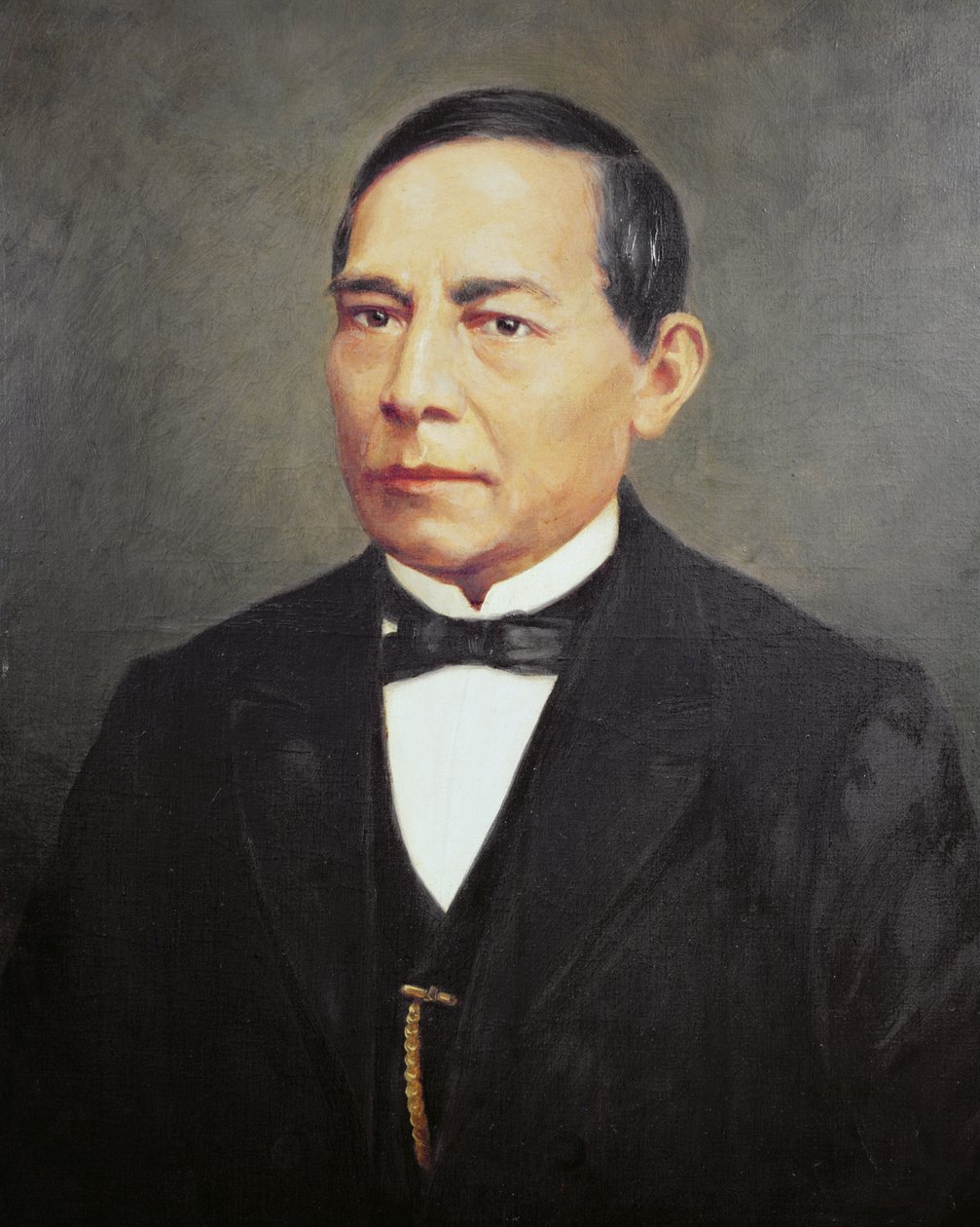 Portret Benito Juareza autorstwa Mexican School