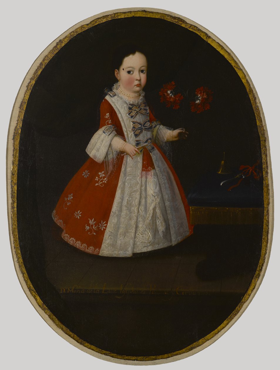 Dona Maria de la Luz Padilla y Cervantes autorstwa Mexican School