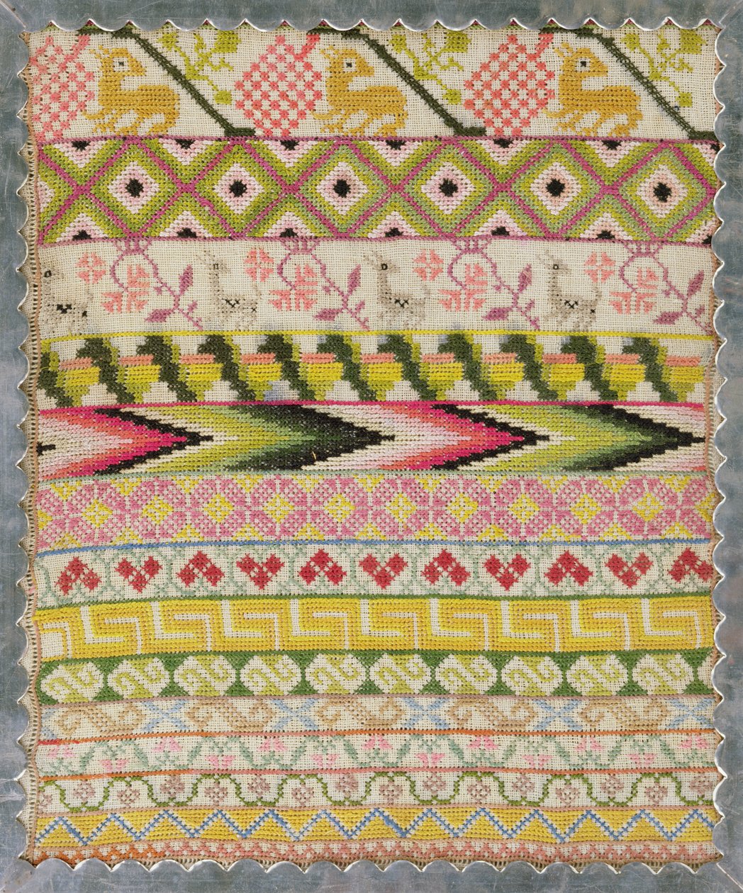 Próbnik haftu (bawełna) autorstwa Mexican School