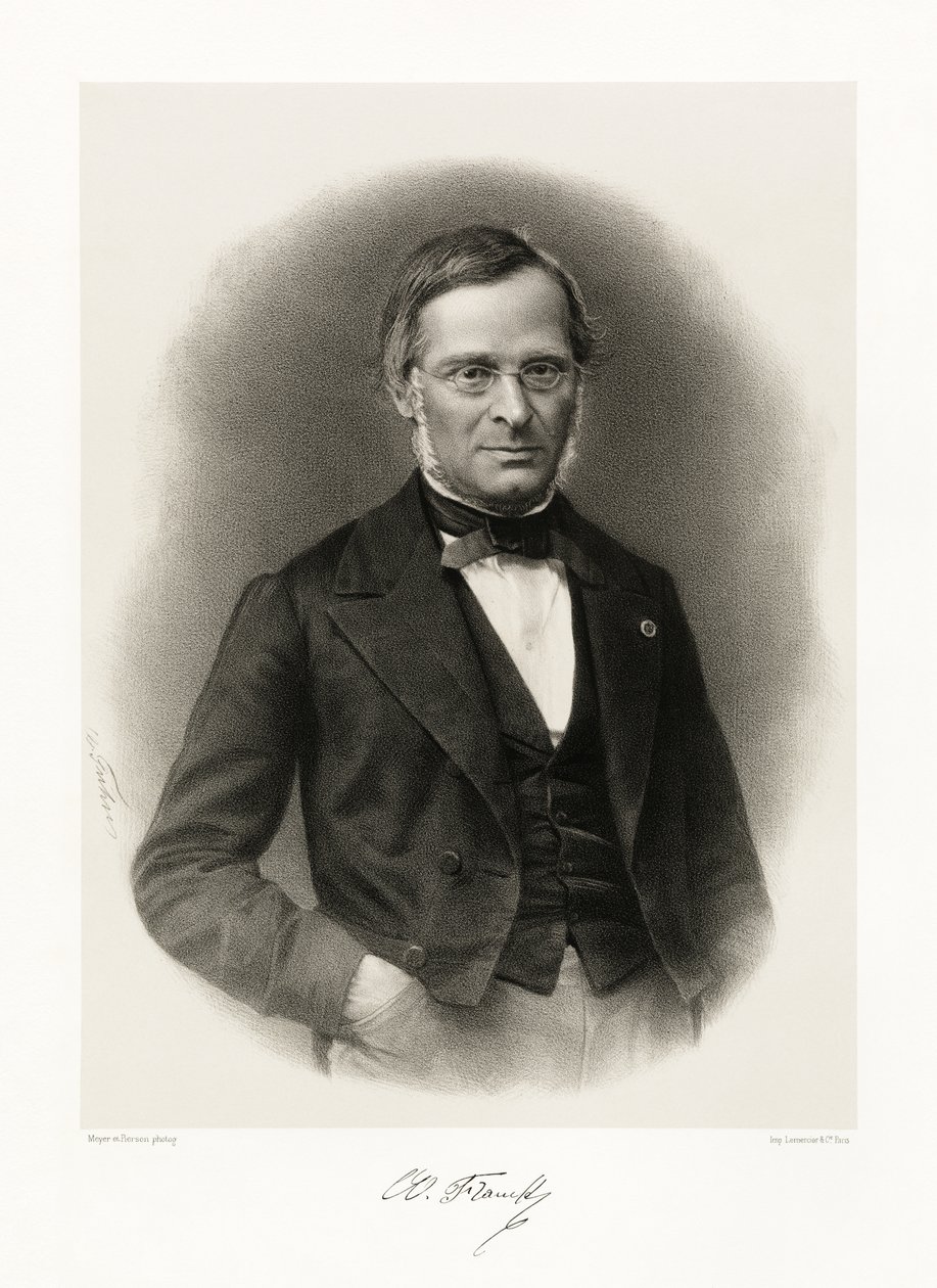 Adolphe Franck, 1865-66 autorstwa Meyer and Pierson