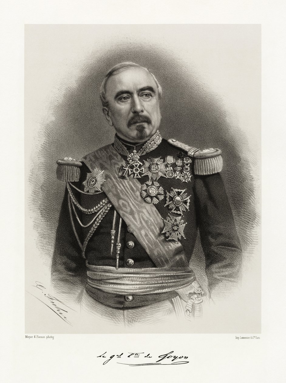 Charles Marie Augustin de Goyon, 1865-66 autorstwa Meyer and Pierson