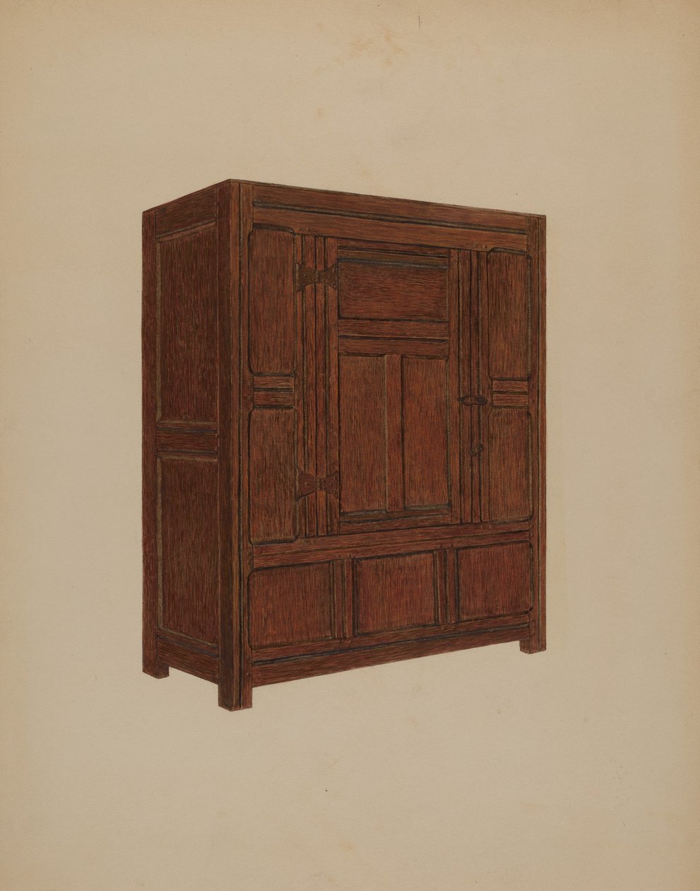 Szafka, ok. 1937. autorstwa Meyer Goldbaum