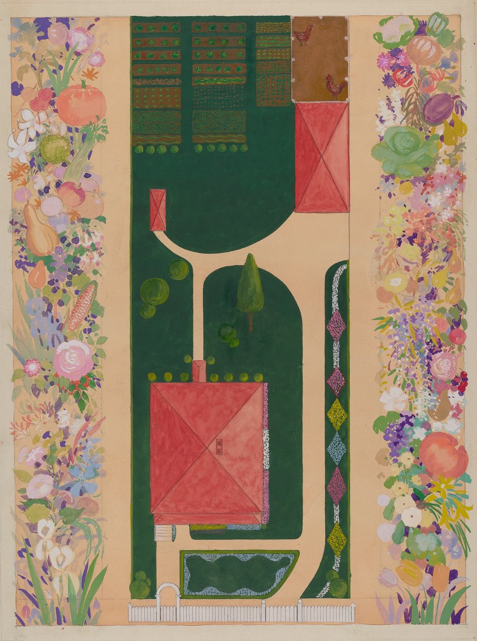 Dom i ogród Samuela Harrisona, ok. 1930 r. 1936. autorstwa Meyer Goldbaum