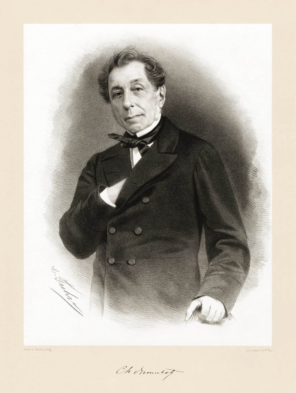 Charles de Remusat, 1865-66 autorstwa Meyer and Pierson