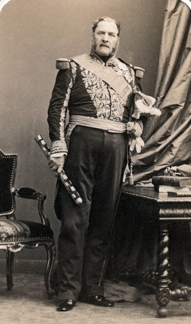 Portret marszałka Foreya (1804-1872) .Zdjęcie Mayera i Piersona autorstwa Meyer and Pierson