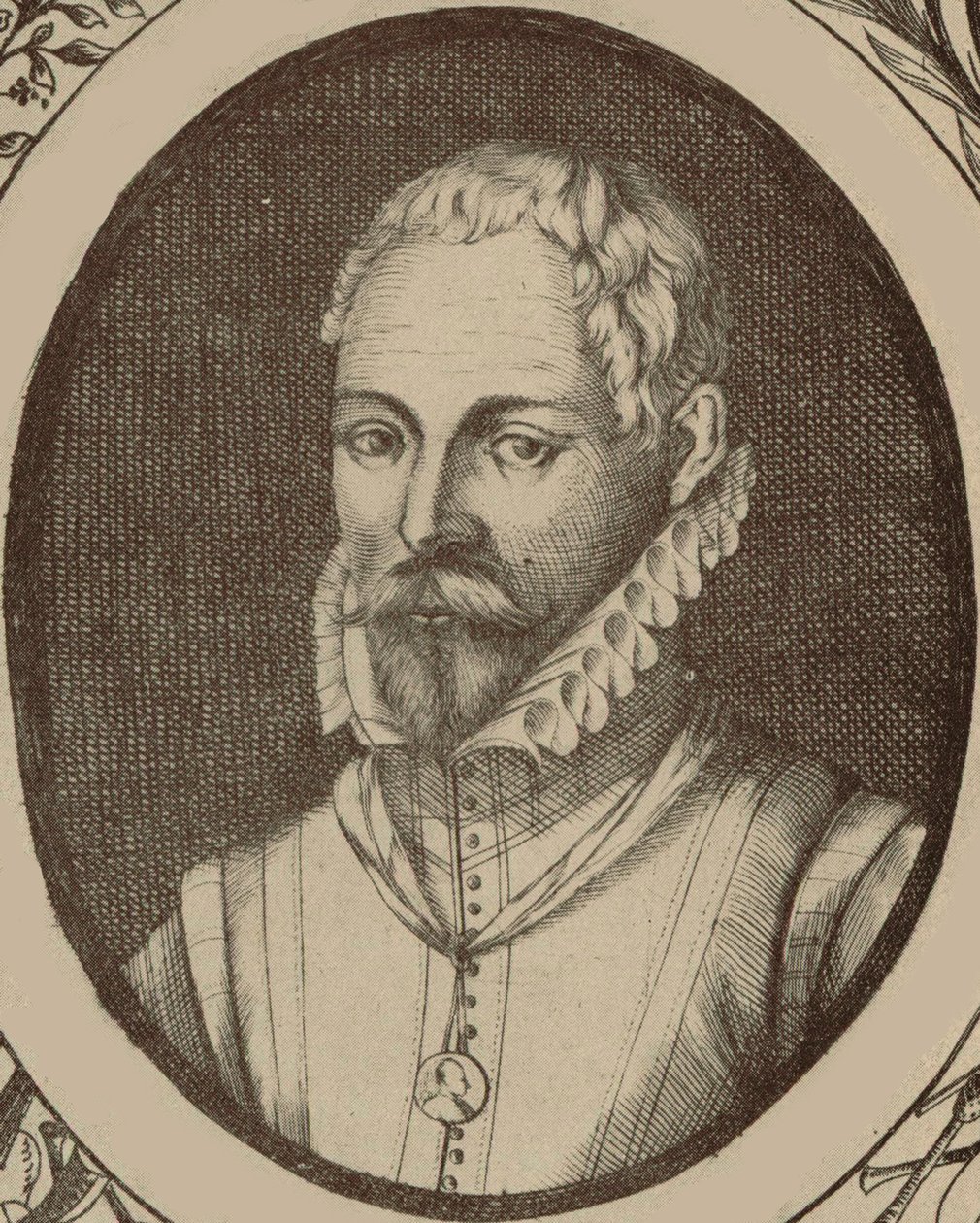 Portret kompozytora Rolanda de Lassusa 1532-1594. autorstwa Meyssens