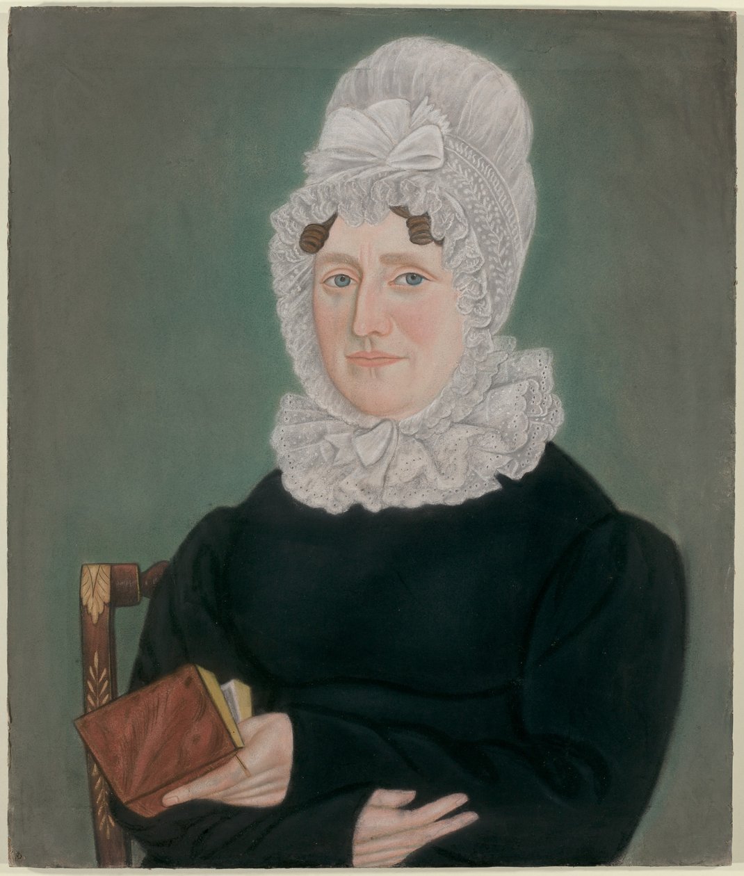 Portret kobiety w koronkowej czapce autorstwa Micah Williams