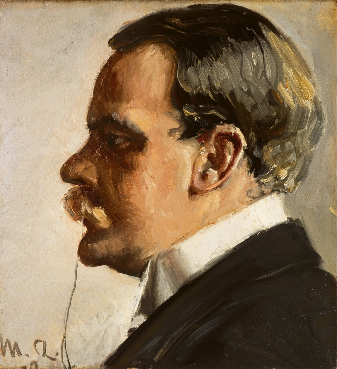 Hakon Børresen autorstwa Michael Peter Ancher