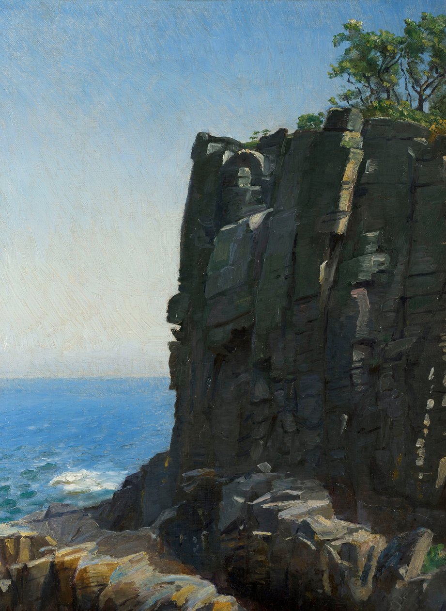 Klify Sanktuarium w Rø autorstwa Michael Peter Ancher