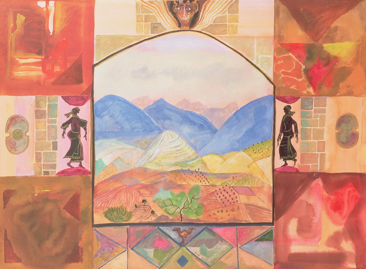 Greccy tancerze, Hosios Lukas Country (Delphi) autorstwa Michael Chase