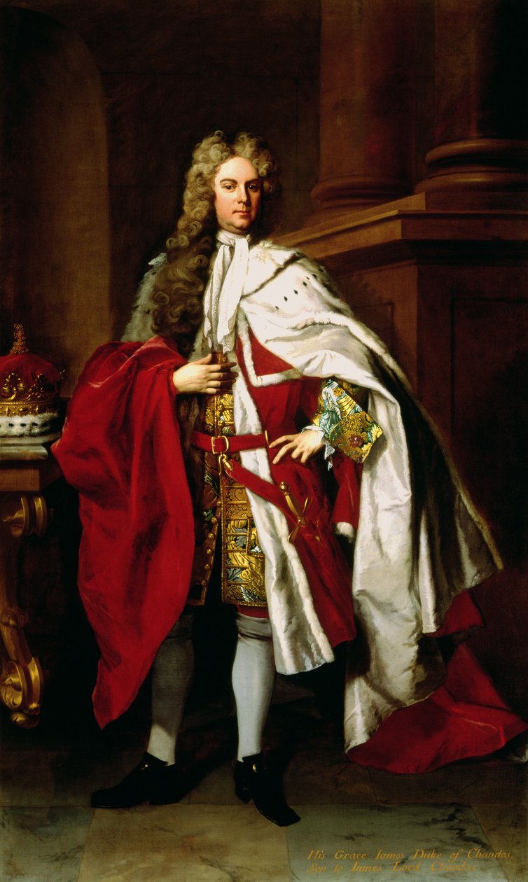 James Brydges (1673-1744) 1. książę Chandos autorstwa Michael Dahl