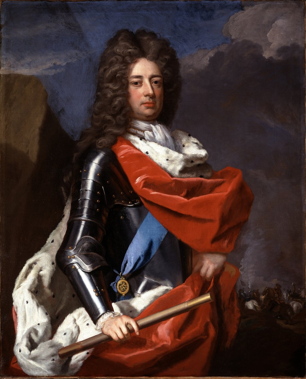 John Churchill (1650-1722) 1. książę Marlborough, ok. 1702 r. autorstwa Michael Dahl