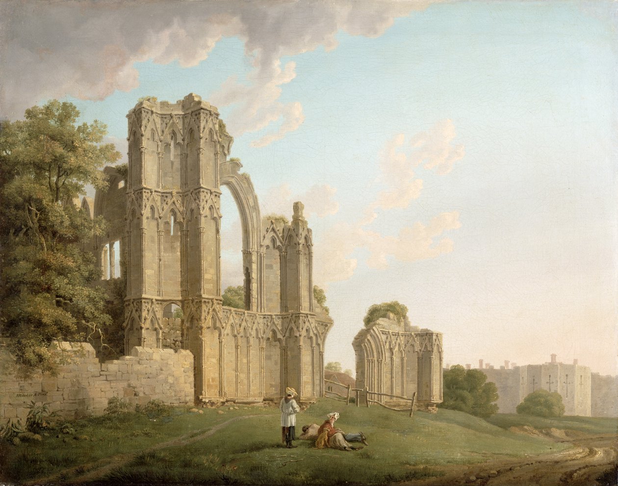 Opactwo Najświętszej Marii Panny, York, c.1778 autorstwa Michael Rooker