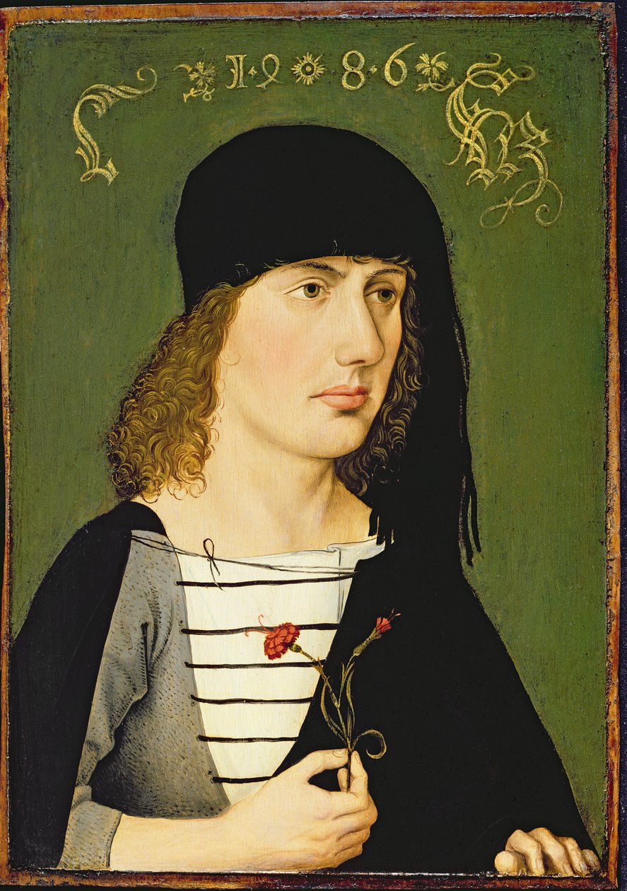 Młody mężczyzna, 1486 autorstwa Michael Wolgemut or Wolgemuth