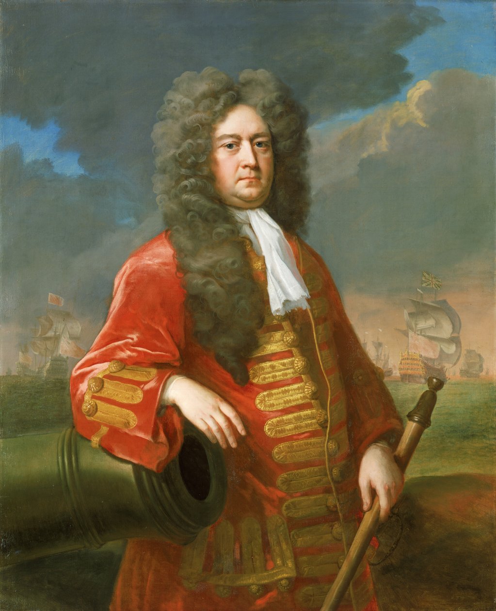 Admirał Sir George Rooke (1650-1709), ok. 1705 (olej na płótnie) autorstwa Michael Dahl