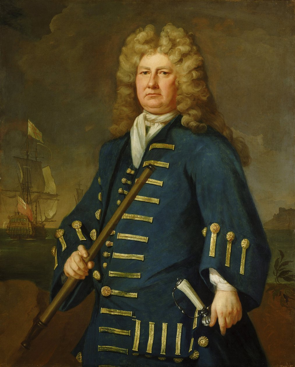 Portret Sir Cloudesleya Shovella autorstwa Michael Dahl