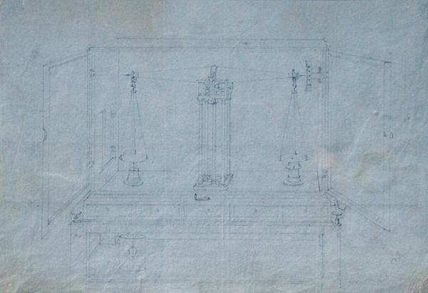 Bilans chemiczny, z notatnika Michaela Faradaya (pióro i atrament na papierze) autorstwa Michael Faraday
