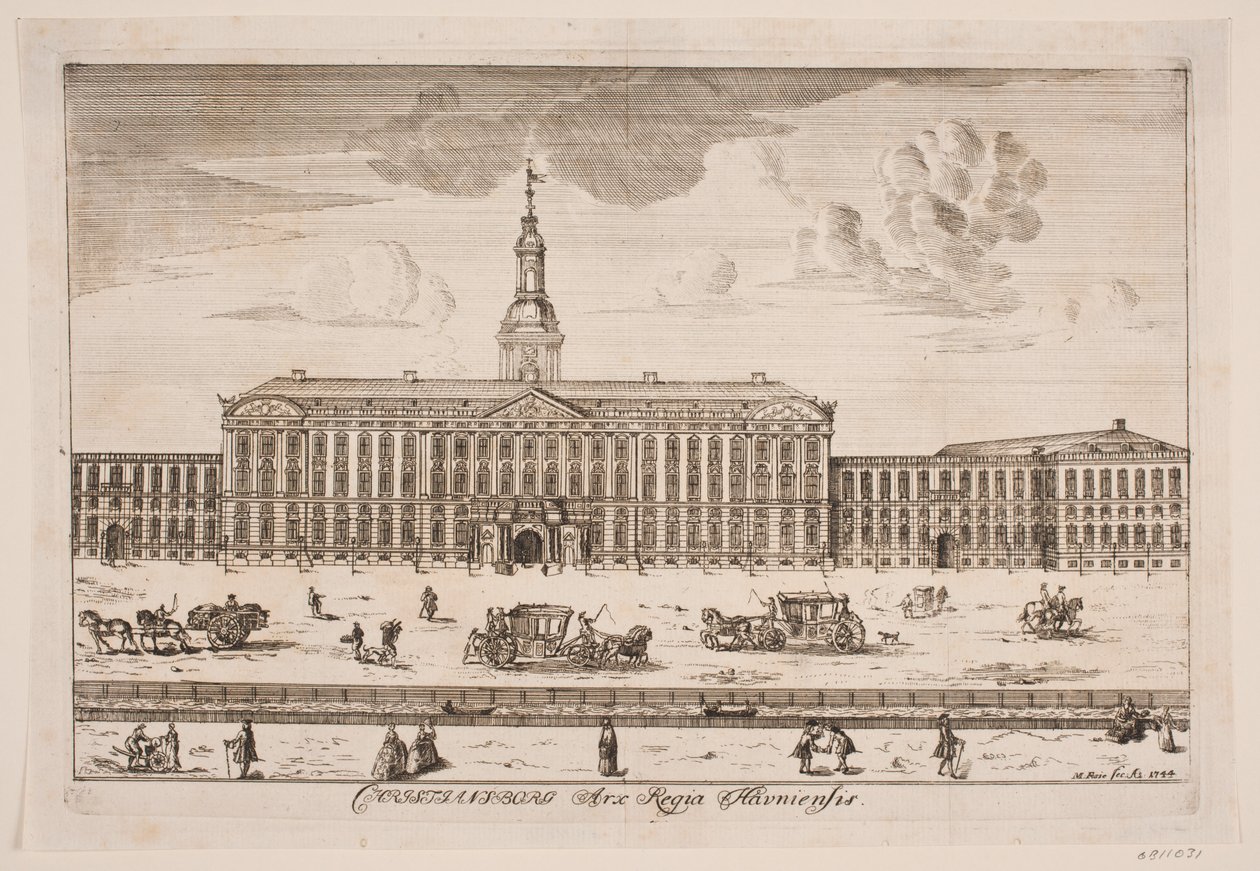 Zamek Christiansborg autorstwa Michael Fosie