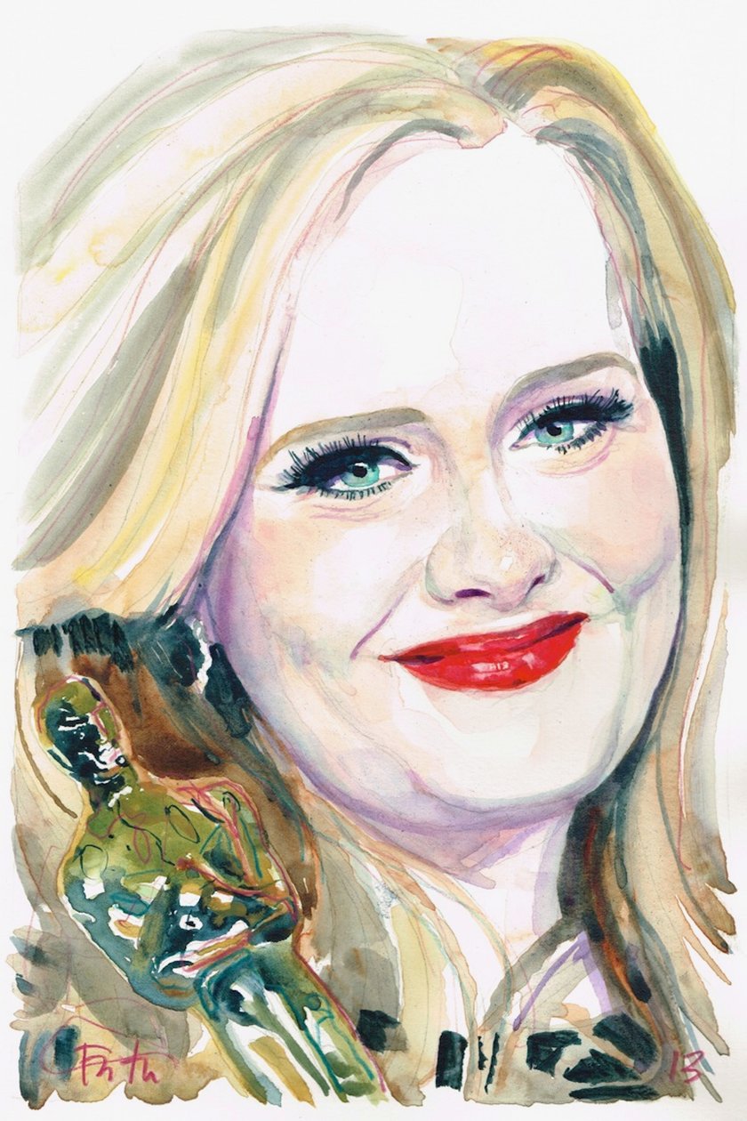 Adele (akwarela) autorstwa Michael Frith