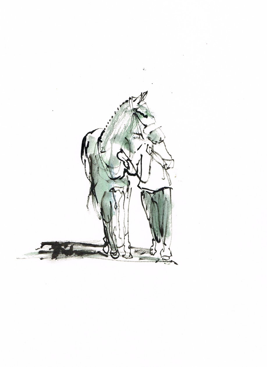 Bez tytułu, 2018 (akwarela na papierze) autorstwa Michael Frith