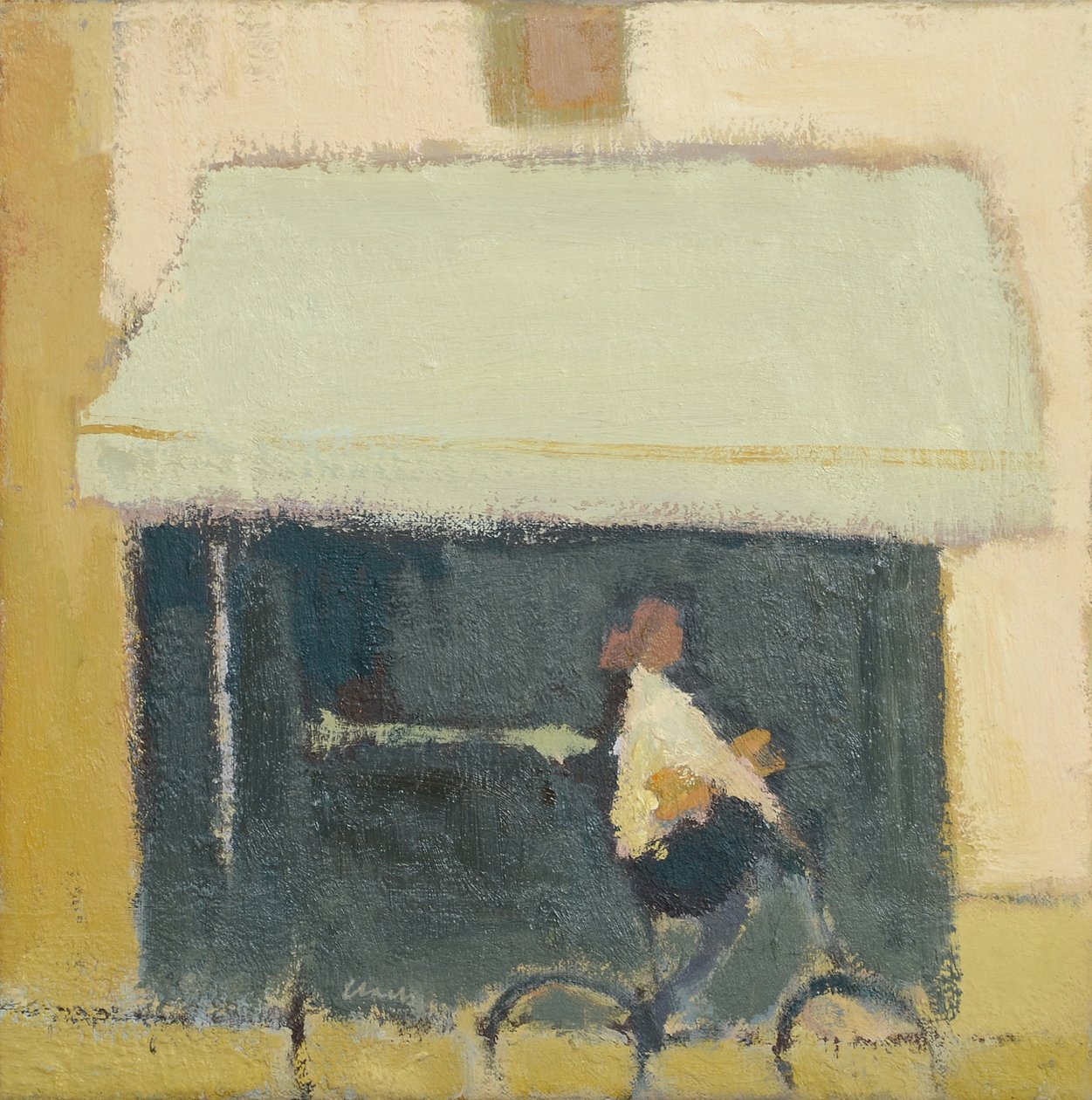 Rower i bagietki, 2017 (olej na płótnie) autorstwa Michael G. Clark