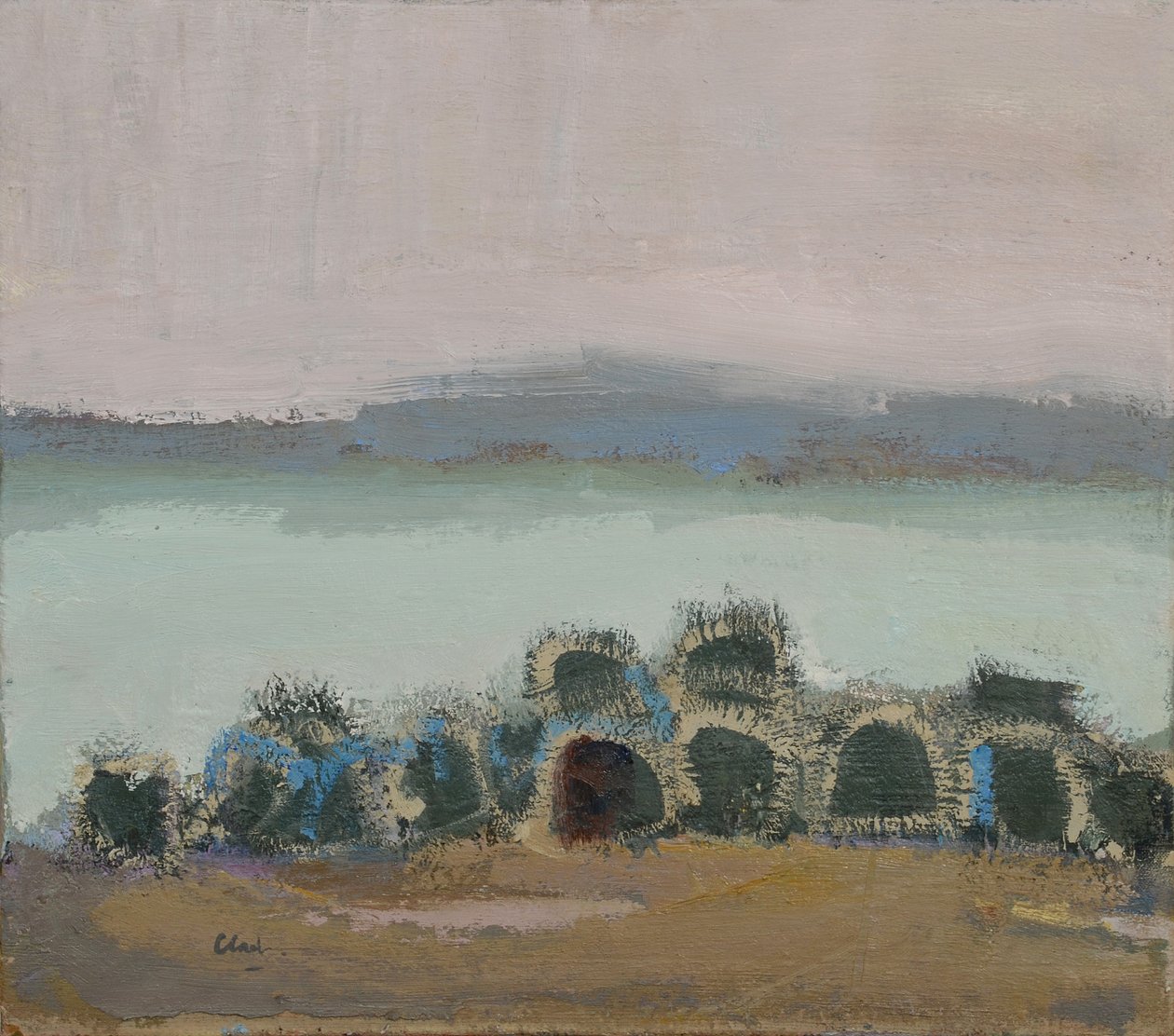 Creels, Mull, 2017 (olej na płótnie) autorstwa Michael G. Clark