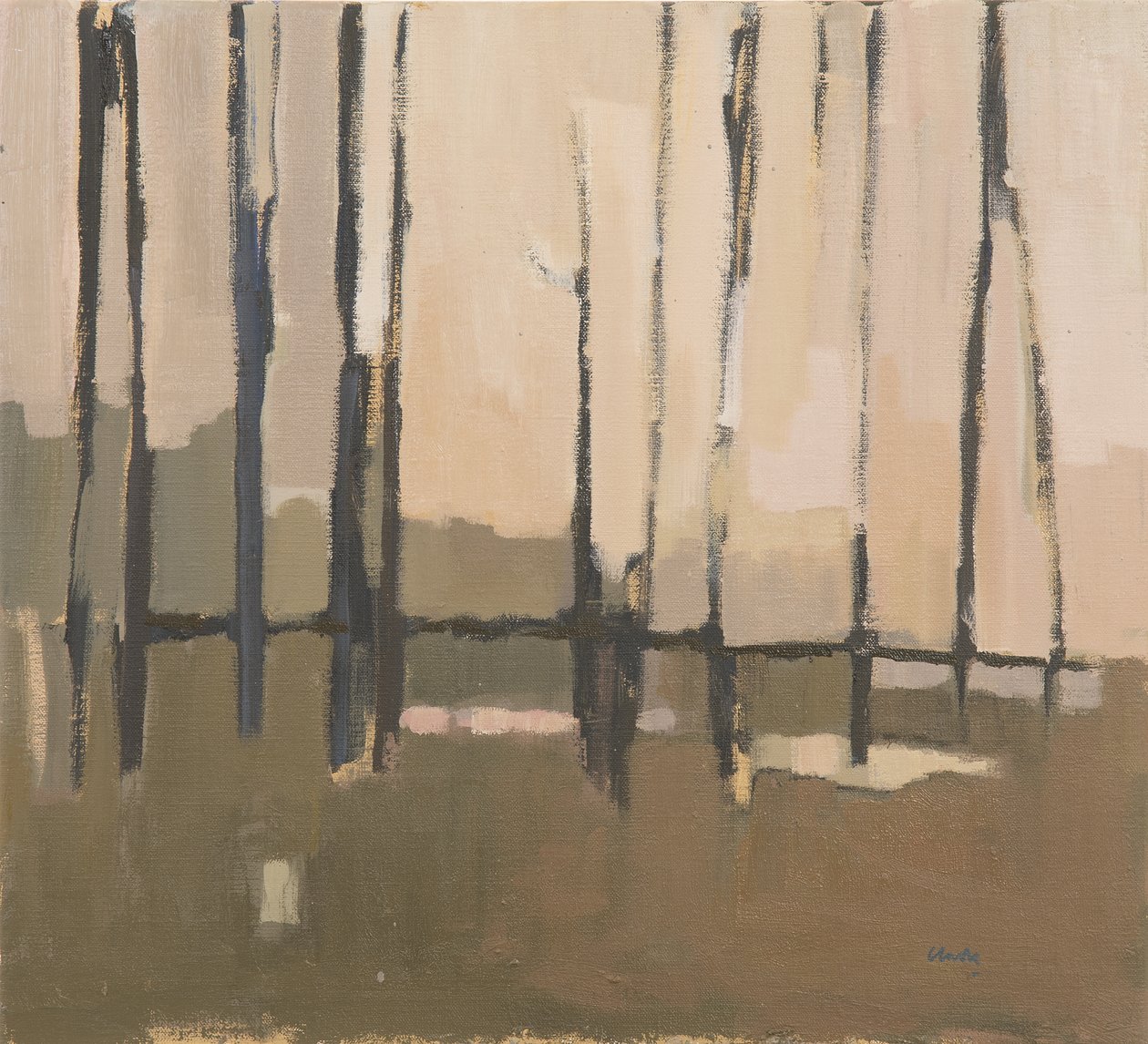 Jardins des Tuileries, 2017 (olej na płótnie) autorstwa Michael G. Clark