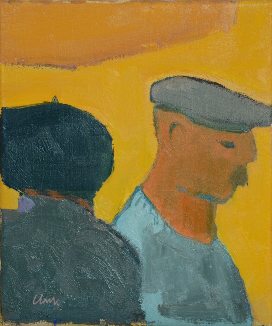 Dzień targowy, 2017 (olej na płótnie) autorstwa Michael G. Clark