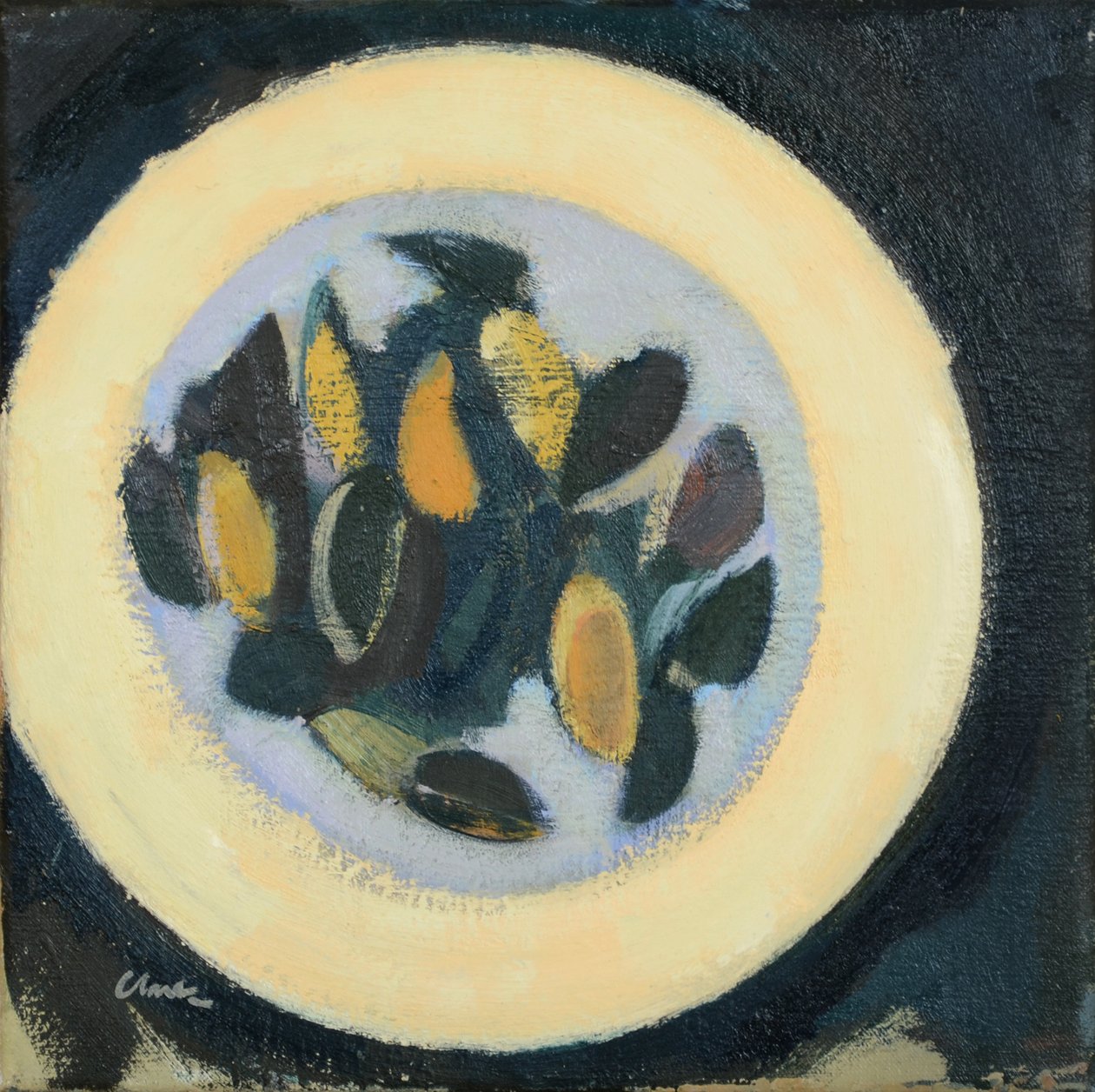 Moules, 2017 (olej na płótnie) autorstwa Michael G. Clark