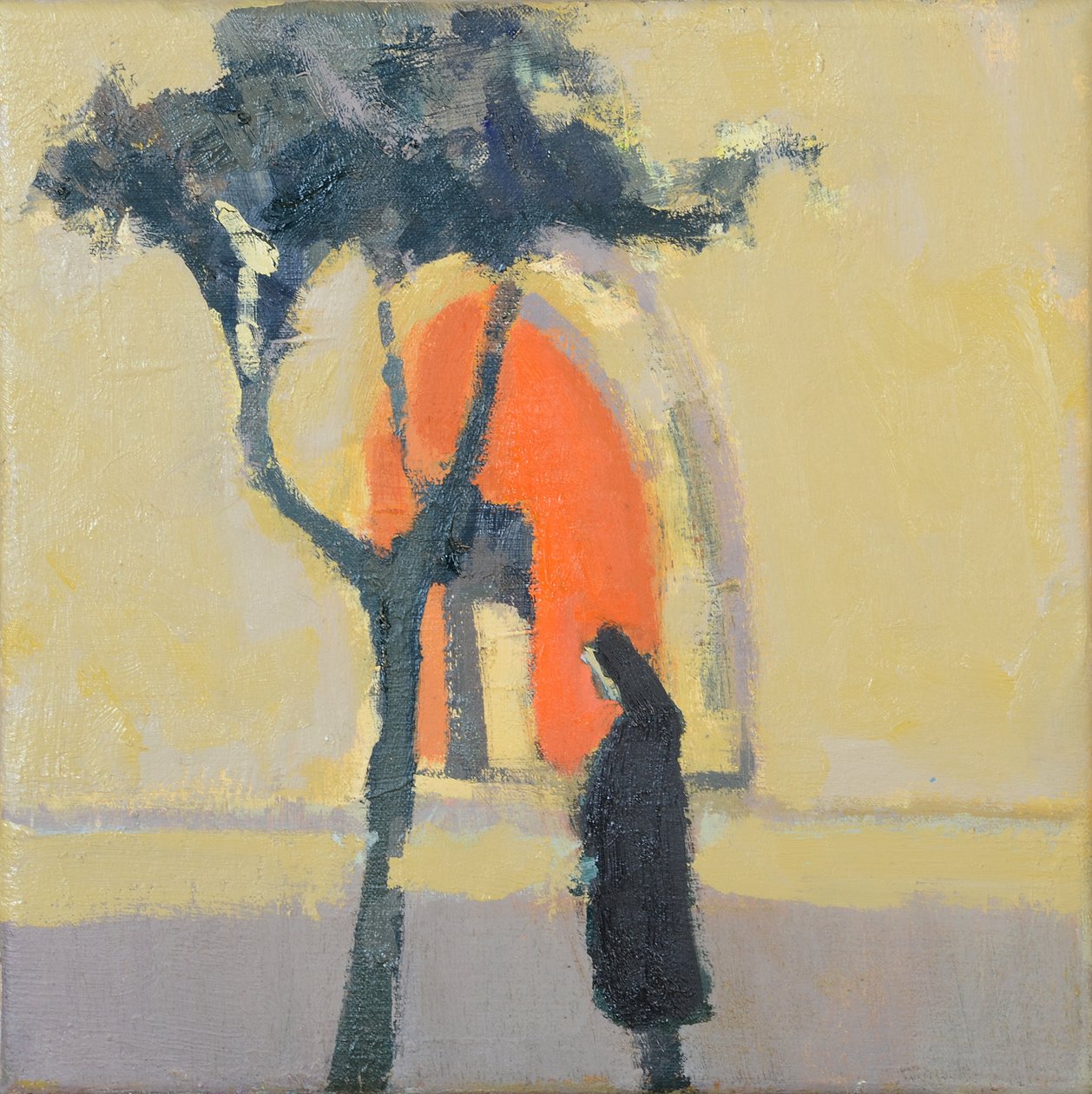 Kościół w Puymirol (olej na płótnie) autorstwa Michael G. Clark
