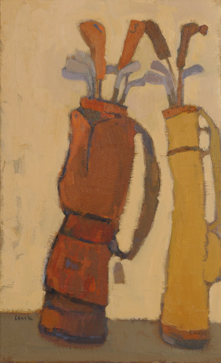 The Locker Room, 2015 (olej na płótnie) autorstwa Michael G. Clark