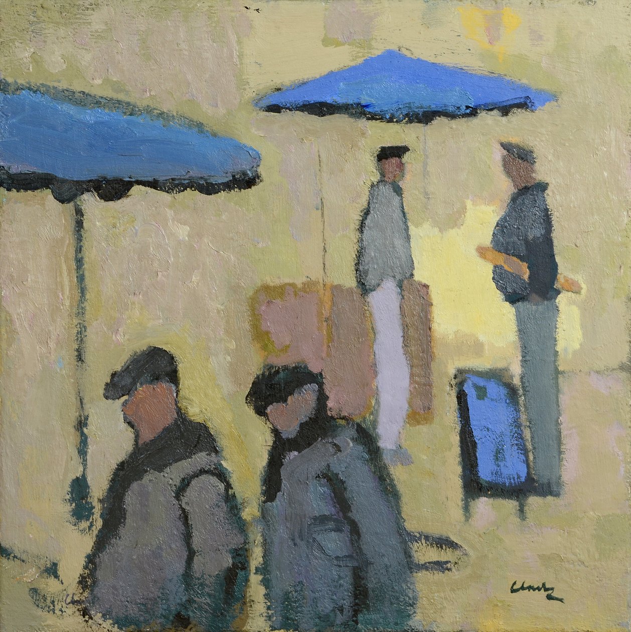 Wtorek to dzień targowy, 2016 (olej na płótnie) autorstwa Michael G. Clark