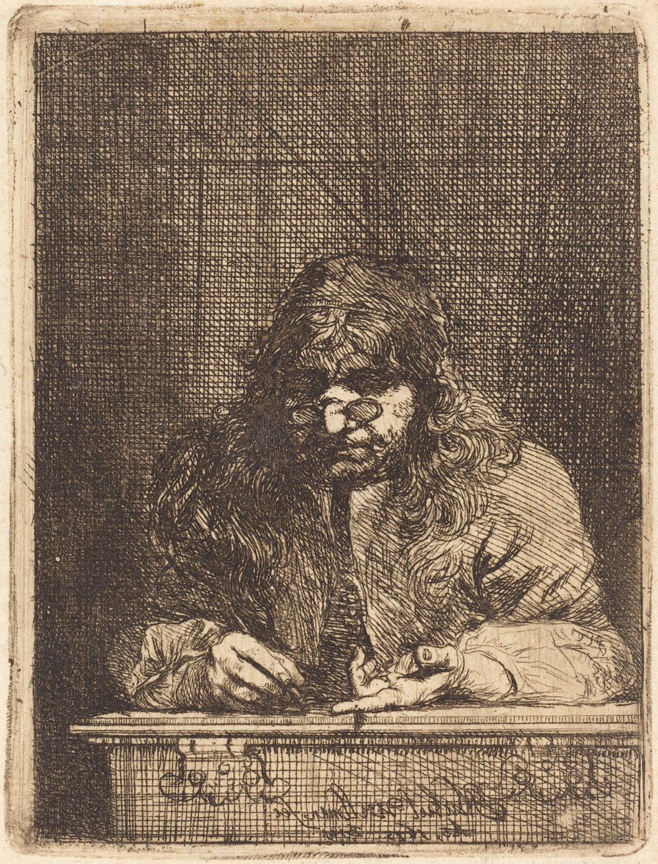 Rysowanie autoportretów autorstwa Michael Lukas Leopold Willmann