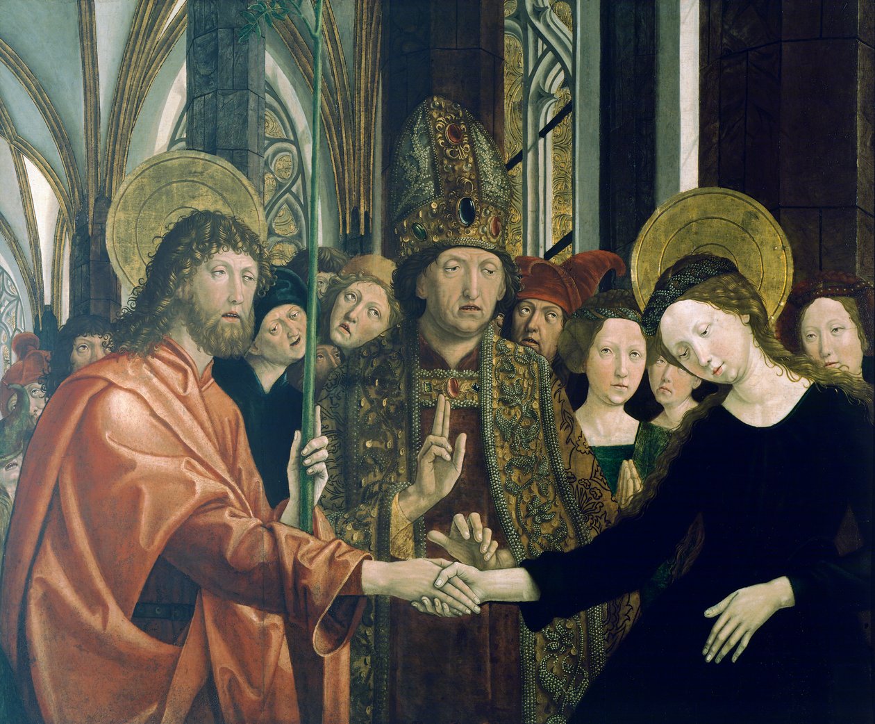Małżeństwo Dziewicy autorstwa Michael Pacher