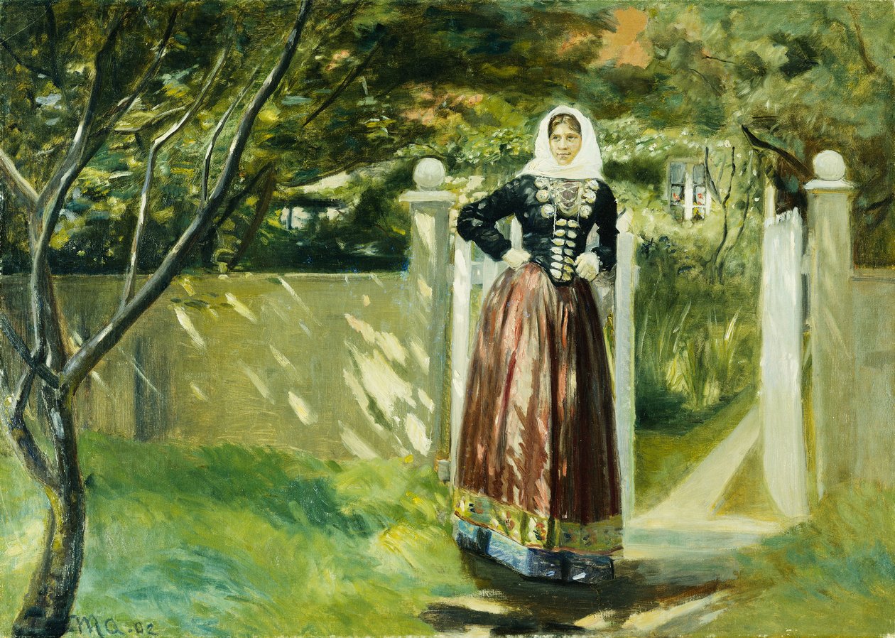 Przy Bramie Ogrodowej, 1902 autorstwa Michael Peter Ancher