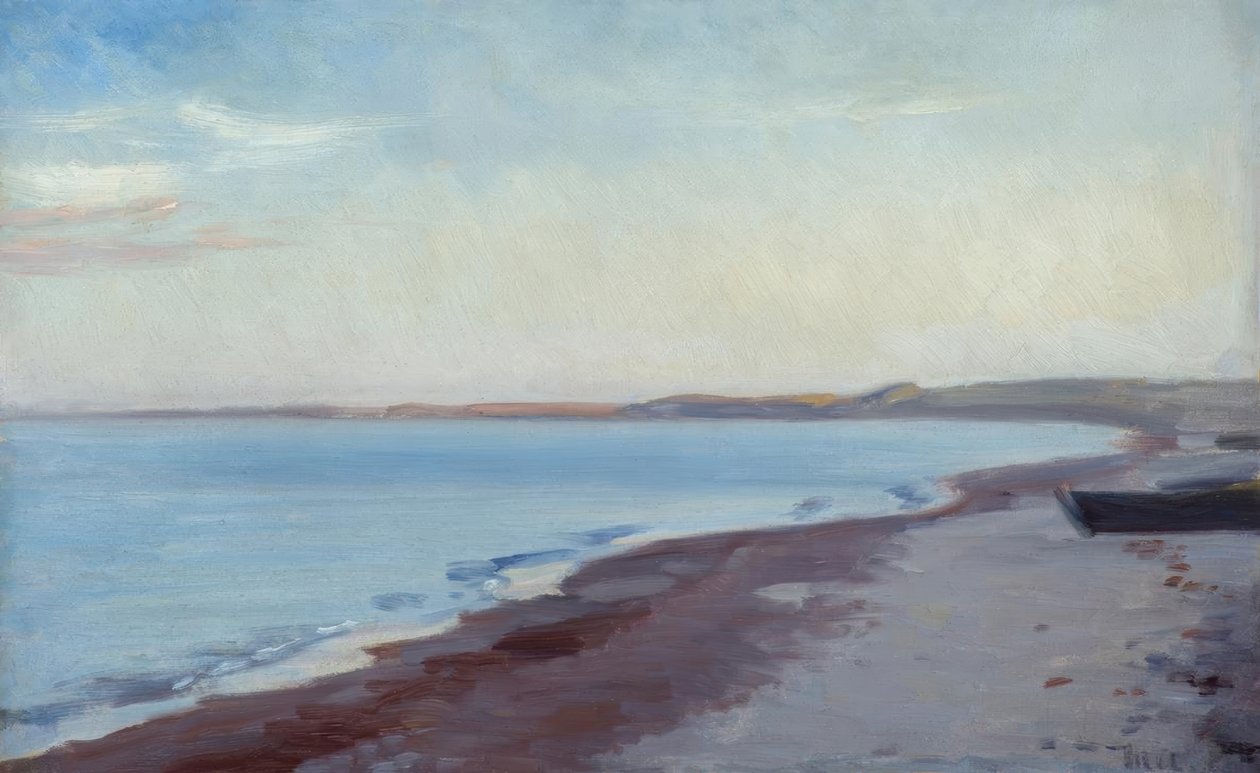 M.P.Ancher, Am Strand w Skagen autorstwa Michael Peter Ancher