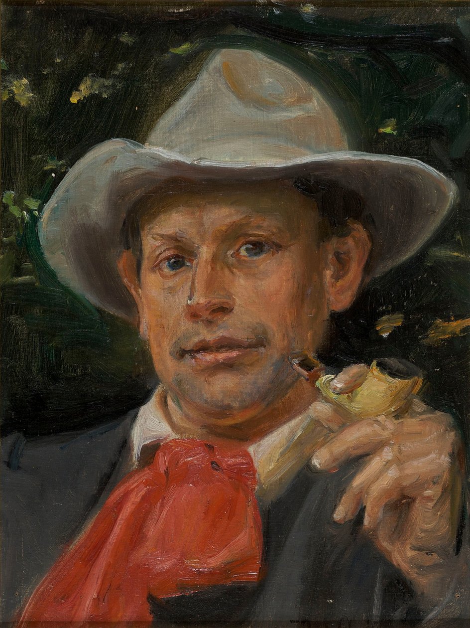 Portret Martina Andersena Nexø autorstwa Michael Peter Ancher