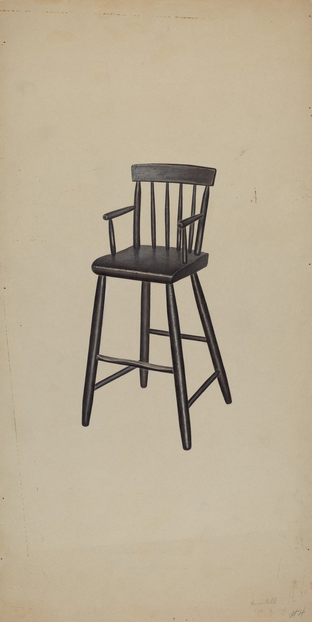 Wysokie Krzesło, 1938. autorstwa Michael Riccitelli