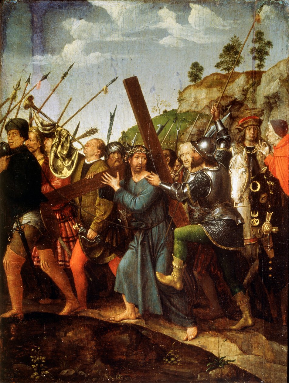 Chrystus dźwigający krzyż, c1518-c1525 autorstwa Michael Sittow