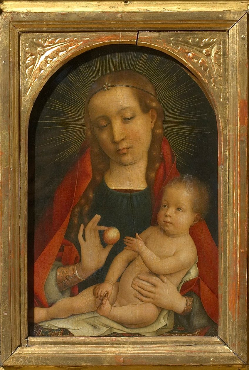 Dziewica z Dzieciątkiem, ok. 1485. autorstwa Michael Sittow
