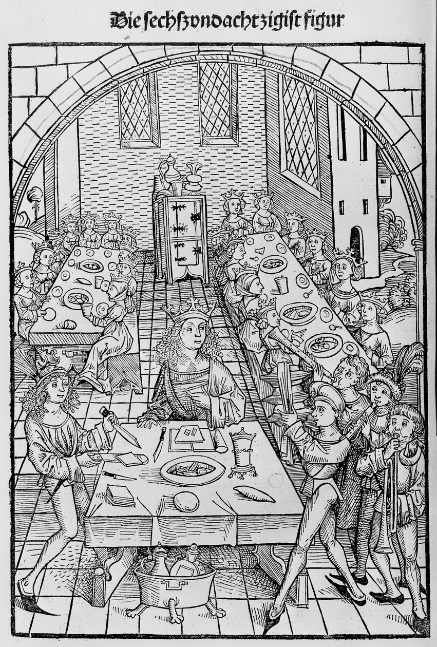 Skarbiec lub sanktuarium dóbr bogactwo zbawienia i wiecznego szczęścia, 1491. autorstwa Michael Wolgemut