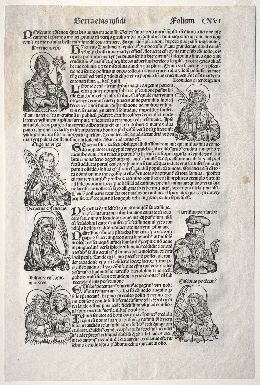 Kronika Norymberska, 1493. autorstwa Michael Wolgemut